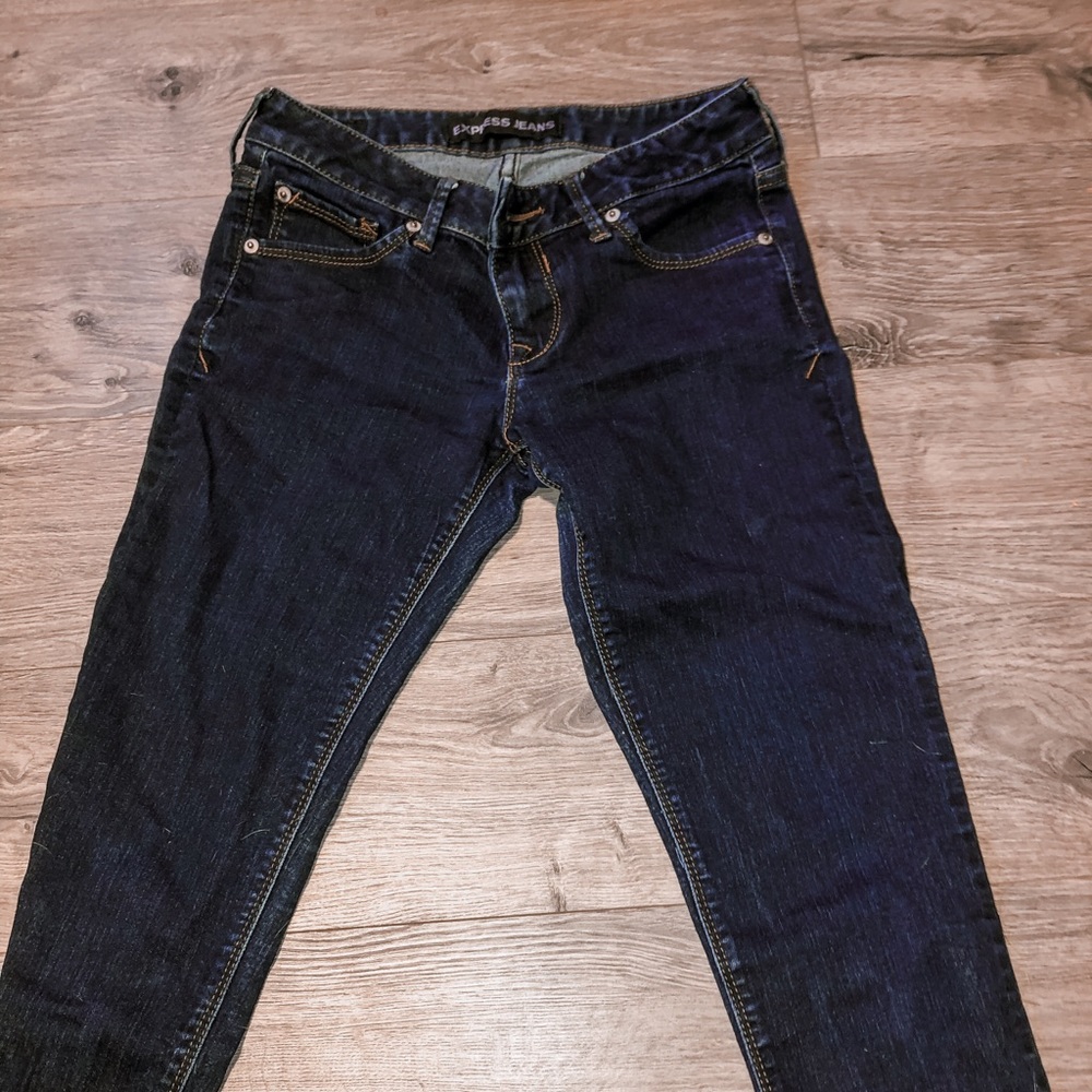 Dark blue Express jeans